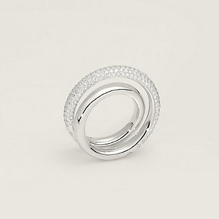 リング 《ヴェルティージュ》 - ホワイトゴールド | Hermès - エルメス